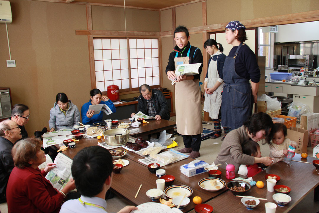 昨年12月に開催した芦安芋煮会。