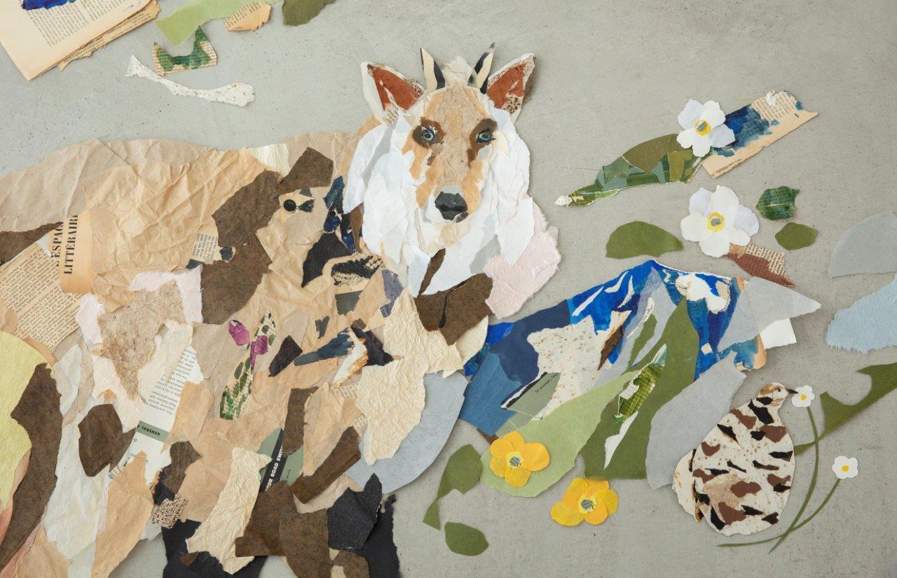 【芦安山岳館企画展】ちぎらまりこ貼り絵原画展「ただ、ここにある」開催のお知らせ