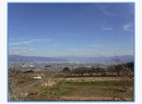 公園から東側の景色