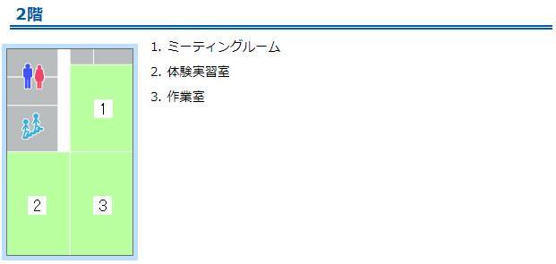 フロア案内（2階）