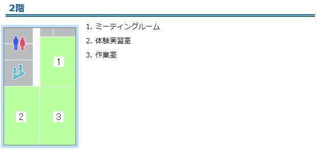 フロア案内（2階）