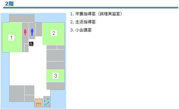 フロア案内（2階）
