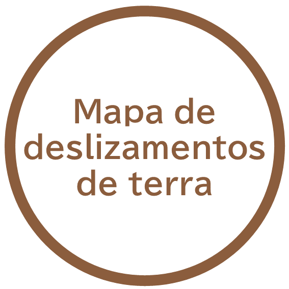 Mapa de deslizamentos de terra