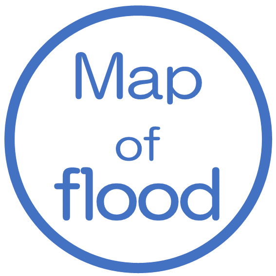 Map of flood